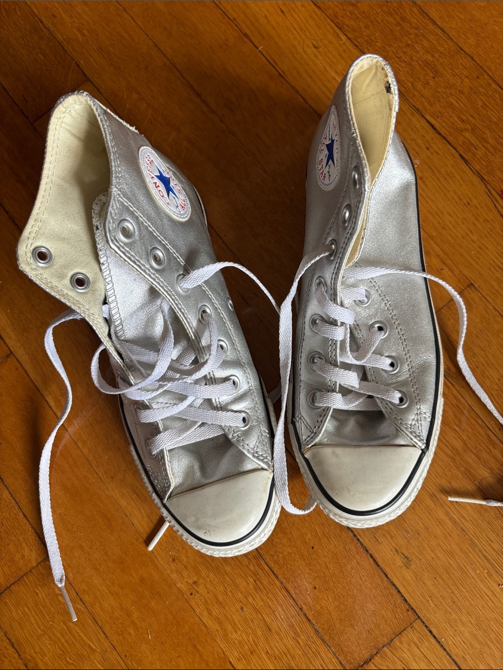 Converse Chuck Taylor All Star High Top Sneakers - Silver